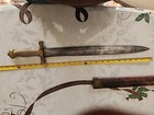 19th Century French Model M 1831 Artillery Short Sword   Scabbard Talabot Paris 