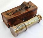Nautical Marine Old Antique Telescope 16  Maritime Brass Spyglass Victorian Box
