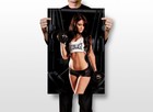 Sexy Female Model Fit Workout Print Wall Art Home Decor - Poster 20x30