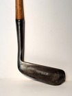 Antique Proiron W j Bathie Hickory Wood Shaft Golf Club Putter 10x Made In 1920s