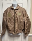 Us Military Flight Summer Jacket Tan Cwu-36 p Flyers Size Xl  46-48 