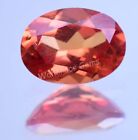 Natural Padparadscha Sapphire 3 10 Ct Oval Certified Loose Gemstone