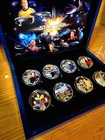 2015-8 Piece-- 999 Fine Silver Plated- Star Trek Original Series Collectors Set 