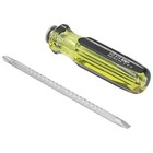 Telescopic Screwdriver  All Purpose Flathead Slotted Crossed Type Double Ended 