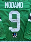 Mike Modano Signed Green Hockey Jersey Xl Dallas Stars Bas Coa