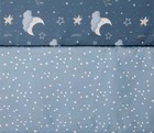 Celestial Serenity 3-piece Blue Unisex Baby Crib Bedding Set By The Peanutshell