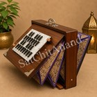 26-note Large Shrutibox     16  12  3 Inch   Handmade Wooden Shruti Box  Wide Range