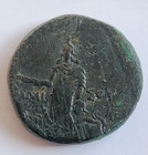 Pontos  Amisos     Mithradates Vi  Bronze Coin     C  105-85 Bc     Perseus   Medusa