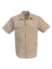 Men s Western Shirt Short Sleeve Solid Pearl Snaps