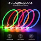 Usb Rechargeable Led Light-up Flash Glow Collar For Dog Pet Safety adjustable 