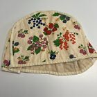 Vintage 1970s Strawberry Design Toaster Cloth Cover appliance Cover Jcpenney