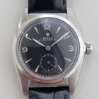 Rolex Oyster Perpetual 5052 34m Bubbleback 1940s Mens Vintage Automatic Ra660