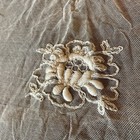Antique French Lace Antique Tambour Tablecloth 82   x 87    Circa 1900