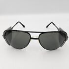 Vtg Bouton Z87 Rare Black Shaded Safety Glasses Side Shield Nos 9159 Aviator