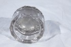 Antique Sterling Silver And Crystal Vanity Powder Jar