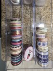 Simply Gilded Washi Tape 100  rolls With Storage Box