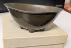 20 s Just Andersen Denmark Art Deco Disko Metal  Salt Cellar 3-footed Mint  1347