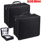 2pack 520 Disc Cd Storage Case Dvd Organizer Holder Bag Wallet Album Media Video