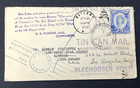 1938 Niuafoou Tonga Tin Can Last Batch Mail Multiple Franking Postmaster Signed