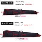 Kylebooker 48  53in Soft Shotgun Case Rifle Cases For Non-scoped Rifles Black