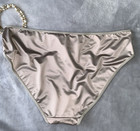 New Glossy Secret Stretch Satin 2x 9  Bikini Brief Panties Silky   2nd Skin