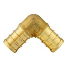 Efield 30pcs 3 4  X 3 4   90 Degree Elbow Pex Brab Crimp Brass Fittings no Lead