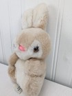 Vintage Dan Dee Beige Bunny Rabbit Plush 6 5  Stuffed Animal 1979 Pink Nose Mini
