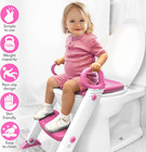 Potty Training Seat Toilet W step Stool Ladder   Splash Guard  Kids Toddlers Tra