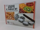 Vintage Nordic Ware Double Rosette   Timbale Irons 7 Piece Deluxe