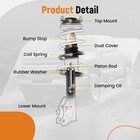 Maxpeedingrods Quick Complete Rear Strut For Mercury Sable 2008-2009 15042