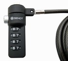 Sendt Black Notebook laptop Combination Lock Security Cable