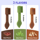Dental Chews For Dogs  3 Flavor Dog Dental Treats Fresh Mint Chicken   Beef Flav