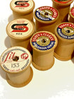 Vintage Antique Wooden Sewing Thread Spools Various Sizes Very Collectible