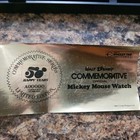 Vintage Disney Bradley 50 Year Commemorative Mickey Mouse Swiss Watch Works 