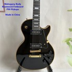New 60s Lp Black Beauty Electric Guitar  P90 Pickup  Fixed Bridge  Ships In Usa