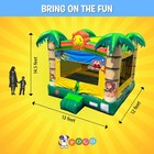 Pogo Crossover Bounce House With Blower Inflatable Bouncer Tropical Kids Castle