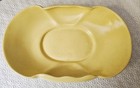 Vintage 15  Art Pottery Planter  971  Yellow Ceramic Console Bowl Or Garden Pot 