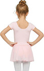 Toddler Girls Dance Ballet Leotard With Tutu Skirt Outfit Dress Tights Ballet   