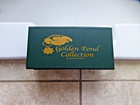 Green Tree Golden Pond Collection Ceramic Pottery Gecko Lizard 5 5 Inches