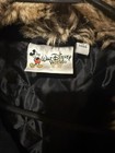 Vtg Walt Disney World Corduroy Fur Lined Coat Western Theme Rare  Size Large
