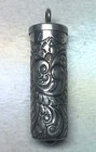 Sterling Mitrailleuse  machine Gun Style  Needle Case For Sewing Chatelaine