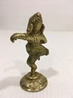 Antique Bronze Ganesh Indian Elephant God Miniature Figurine Statue 3 5 