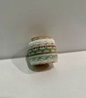 Vintage Wooden Spool With Lace   Decorative Trim   Rustic Sewing Collectible