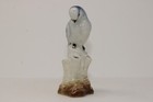 Vintage Cobalt Blue Parakeet Budgie Porcelain Spill Vase Germany  5  Tall Epoc