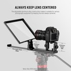 Neewer X12b Aluminum Teleprompter 12  Ipad Tablet Dslr Camera Bluetooth Remote I
