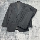 Vtg Christian Dior Tuxedo 2 Piece Single Button Men   s 42r 35 Waist Black Tuxedo