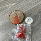 Devo Button Pin Set Vintage Original 1980s Punk New Wave Synth Unused Rare