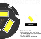 Smd Ac Climate Heater Control Led Light Bulbs Kit Replacement For Dodge Ram   