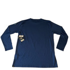 Rip Curl Rash Guard T Shirt Mens Size L Blue Stretch Long Sleeve