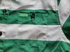 Dixxon Dgc Striped Green White Flannel Size Youth Large